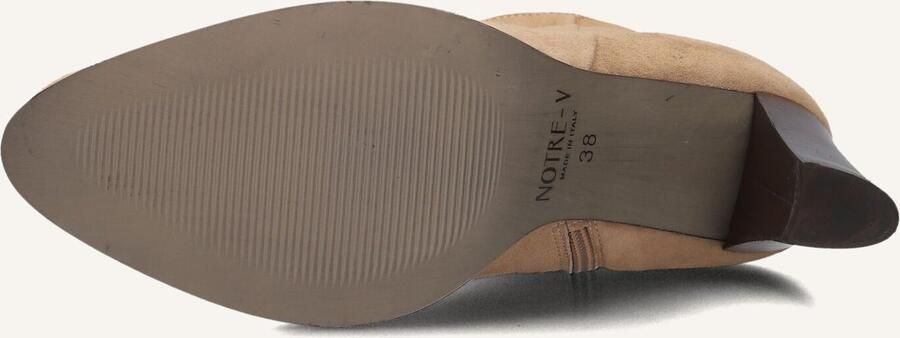 Notre-V 97436 Enkellaarsjes Enkelboots met rits Dames Beige - Foto 3