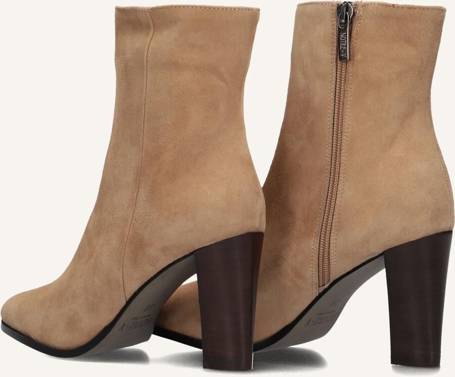 Notre-V 97436 Enkellaarsjes Enkelboots met rits Dames Beige - Foto 2