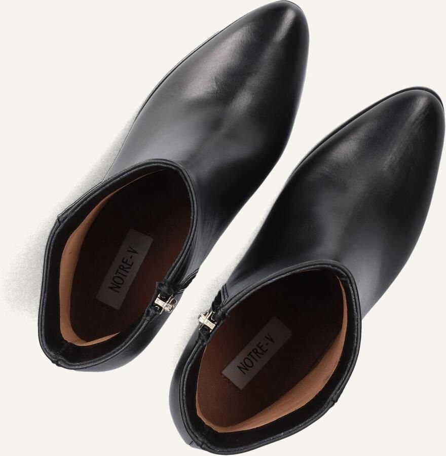 Notre-V 97436 Enkellaarsjes Enkelboots met rits Dames Zwart - Foto 2
