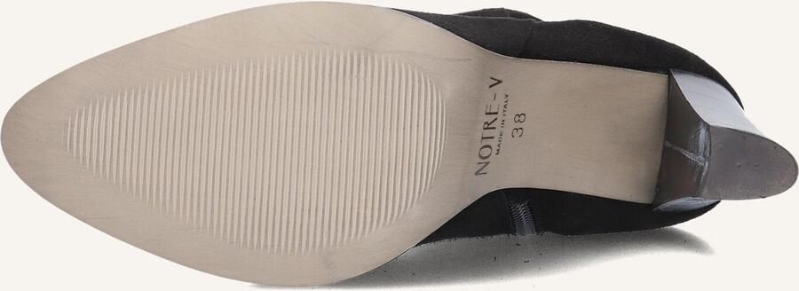 Notre-V 97436 Enkellaarsjes Enkelboots met rits Dames Zwart - Foto 2