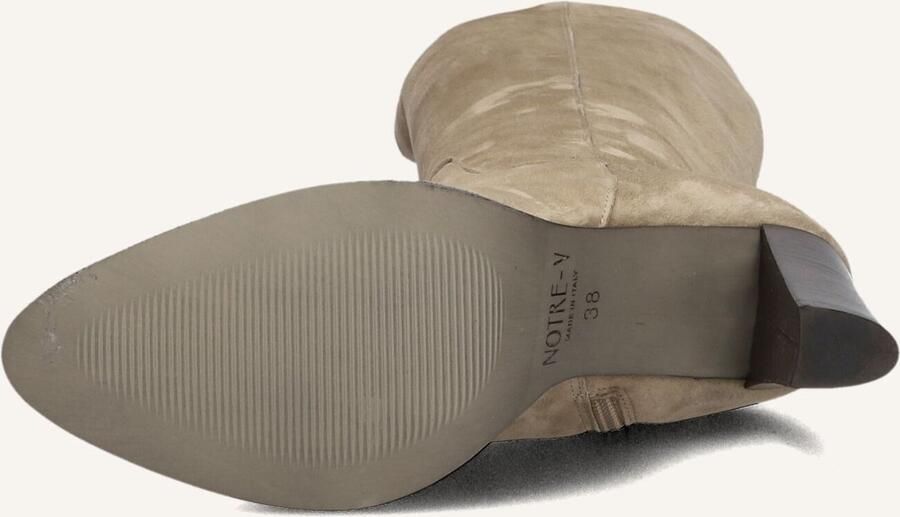 Notre-v Beige Leren Laarzen voor Herfst Winter - Foto 2