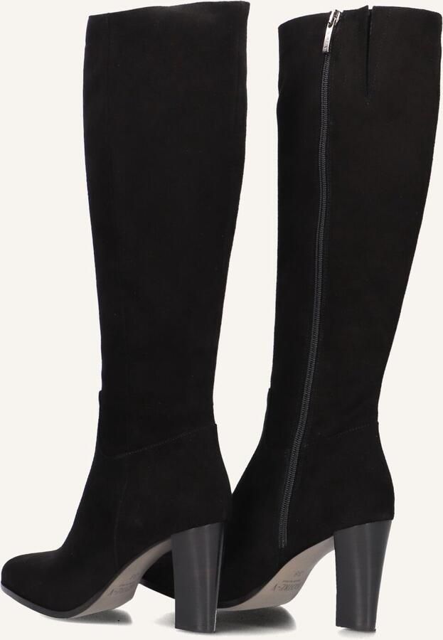 Notre-v Zwarte hoge laarzen met puntige neus - Foto 2