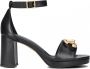 Strappy Sandals Chain Detail 99908 Sandalen Dames Zwart - Thumbnail 2