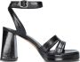 Strappy Sandals bruin Tinten Strappy Sandals Ao101 Sandalen Dames Zwart - Thumbnail 2