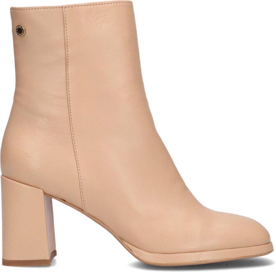 Notre-V Notre V Ao170 Enkellaarsjes Enkelboots met rits Dames Beige