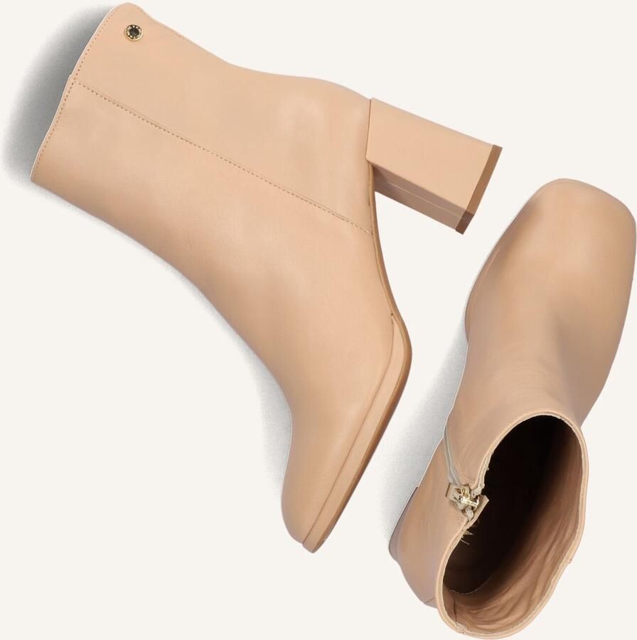 Notre-V Notre V Ao170 Enkellaarsjes Enkelboots met rits Dames Beige - Foto 2