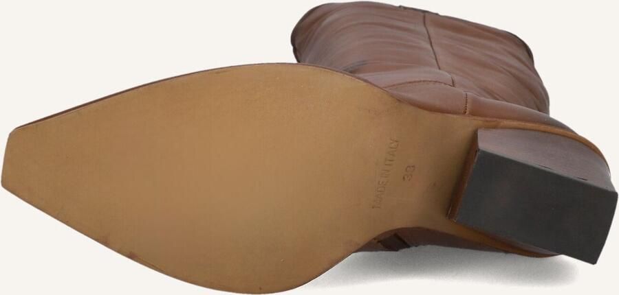 Bruin Tinten Aq291 Hoge laarzen Dames Cognac - Foto 4