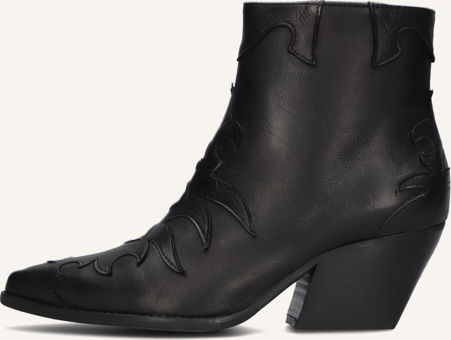 Notre-V Ar196 Enkellaarsjes Enkelboots met rits Dames Zwart - Foto 4