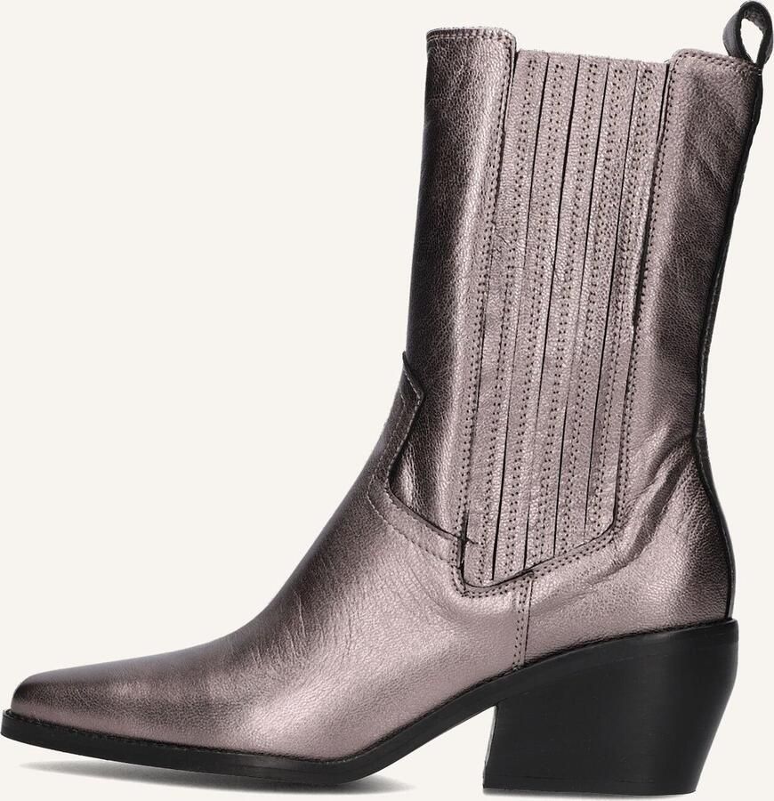 Notre-V Ar208 Enkellaarsjes Enkelboots met rits Dames Zilver - Foto 2