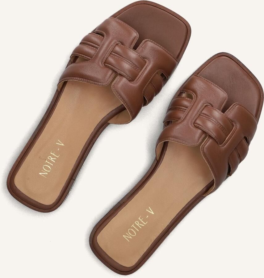 Notre-V As-14135 Slippers Dames Bruin - Foto 2