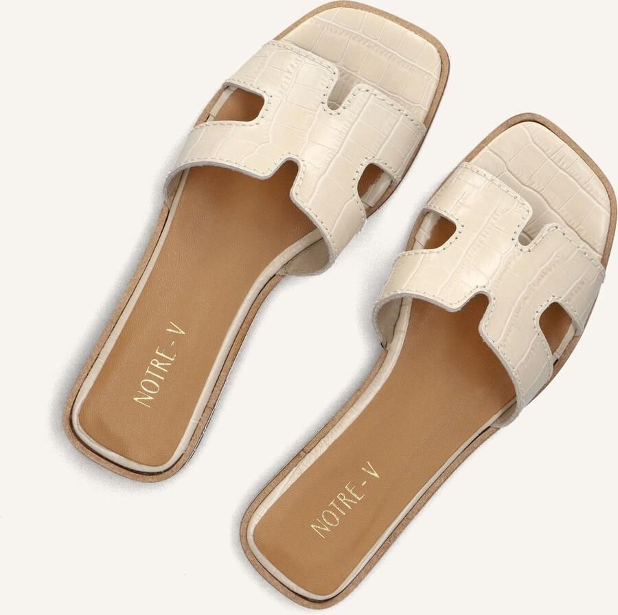 Notre-V As-16221 Slippers Dames Beige - Foto 3