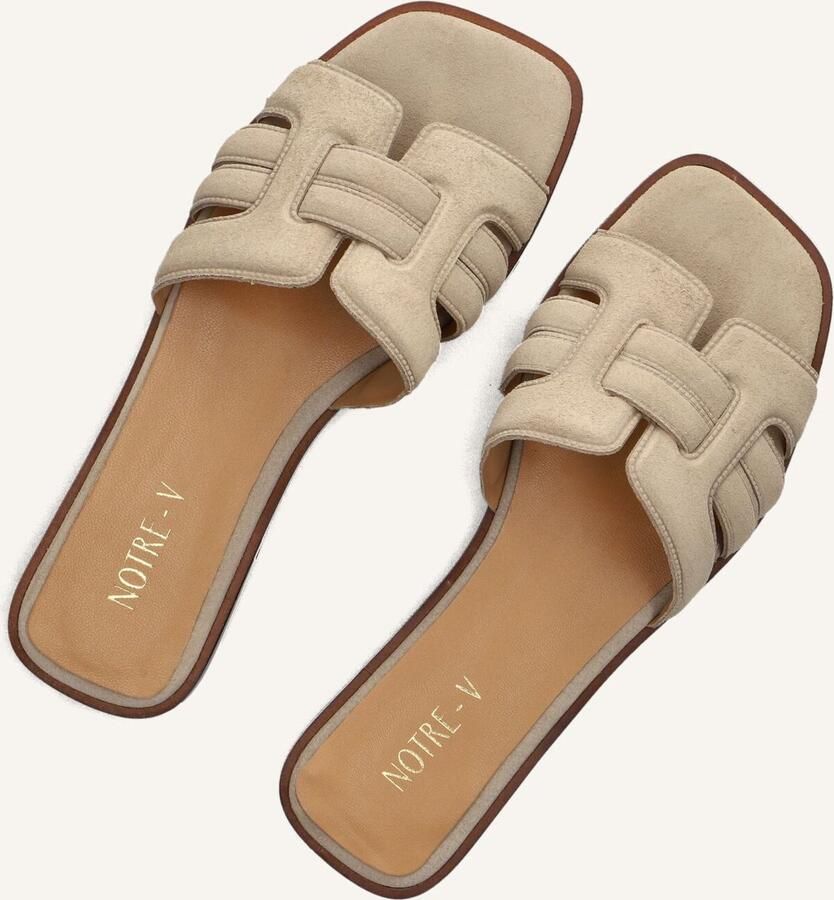 Notre-V As-16301 Slippers Dames Beige - Foto 2