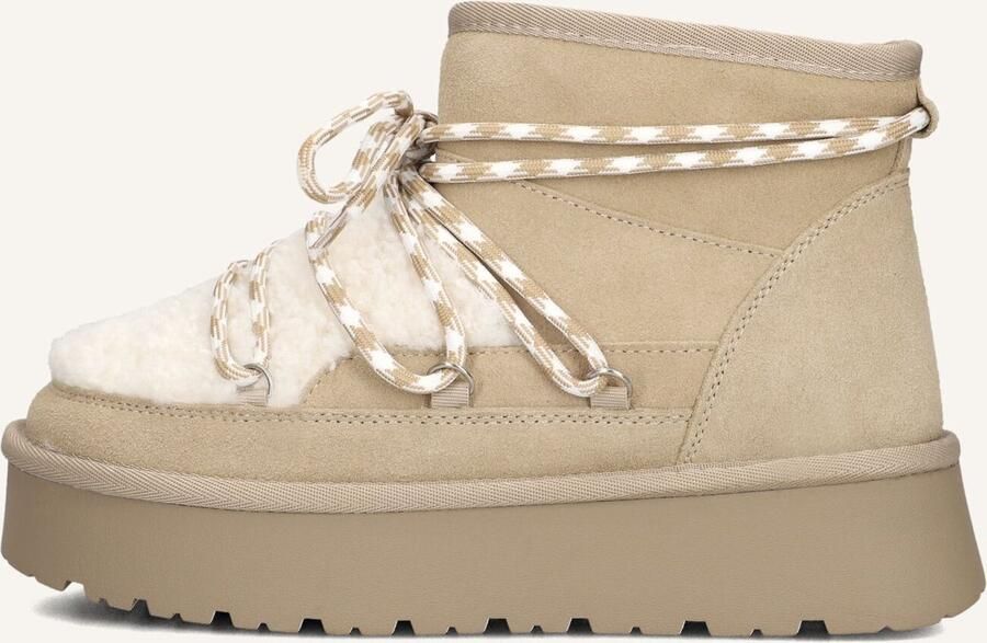 Notre-V Femm Laarzen Textiel Dames Beige - Foto 3