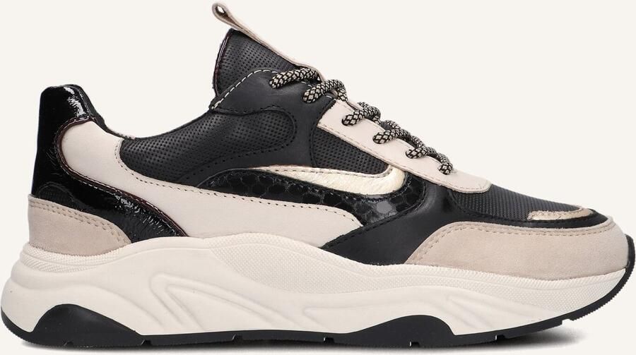 Notre-V Iva-30 Sneakers Dames Leren Sneaker Beige