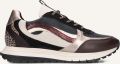 Notre-V Rylie-01 Sneakers Dames Leren Sneaker Bruin - Bruin