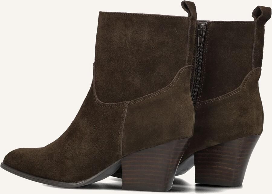 Notre-V Shn80672 Enkellaarsjes Enkelboots met rits Dames Bruin - Foto 2