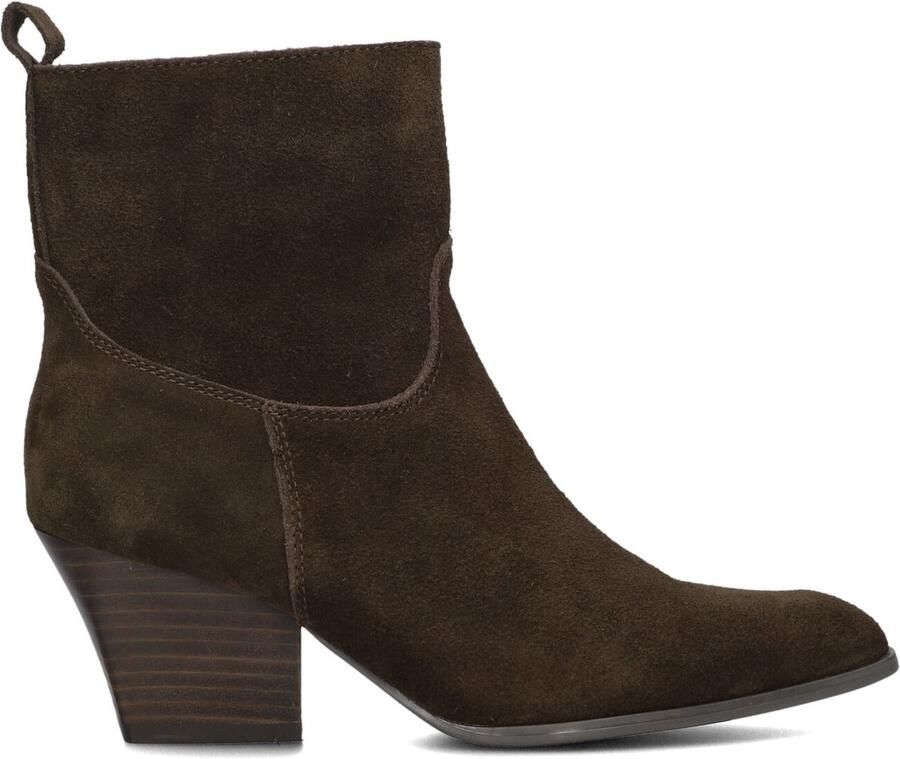 Notre-V Shn80672 Enkellaarsjes Enkelboots met rits Dames Bruin - Foto 5