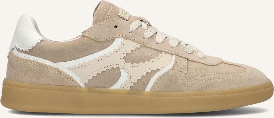 Notre-V Sia-01 Sneakers Dames Leren Sneaker Beige