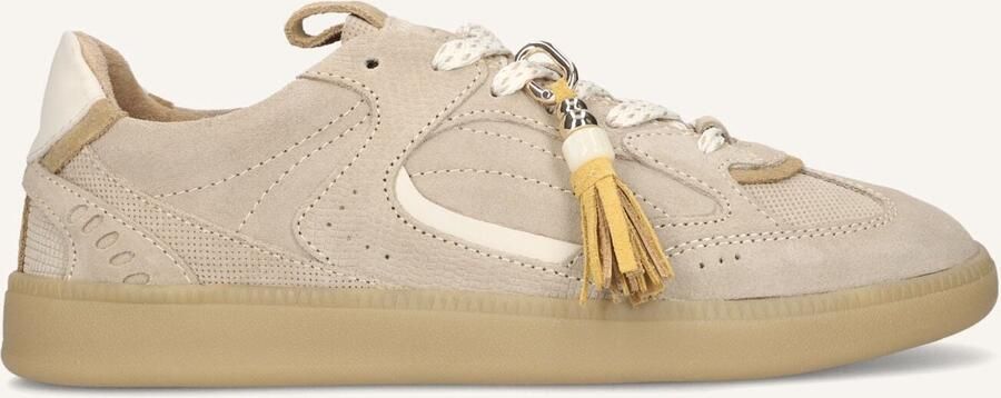 Notre-V Sia-02 Sneakers Dames Leren Sneaker Beige
