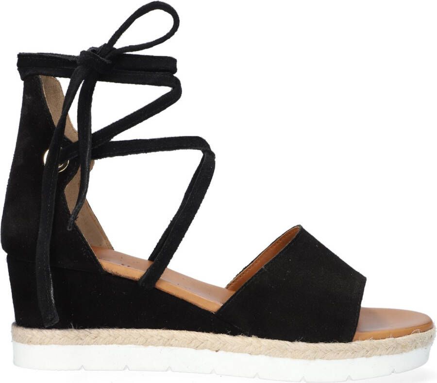 Notre-V Notre V Z401 Sandalen Met Sleehak Dames Zwart