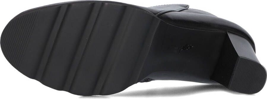 Notre-V Patricia-01 Enkellaarsjes Enkelboots met rits Dames Zwart - Foto 4