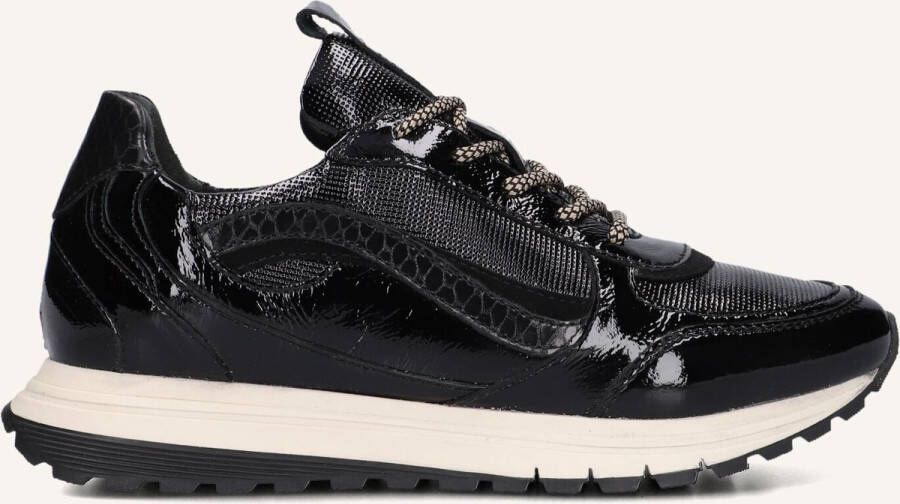 Notre-V Rylie-01 Sneakers Dames Leren Sneaker Zwart