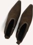 Notre-V Shn80672 Enkellaarsjes Enkelboots met rits Dames Bruin - Thumbnail 2