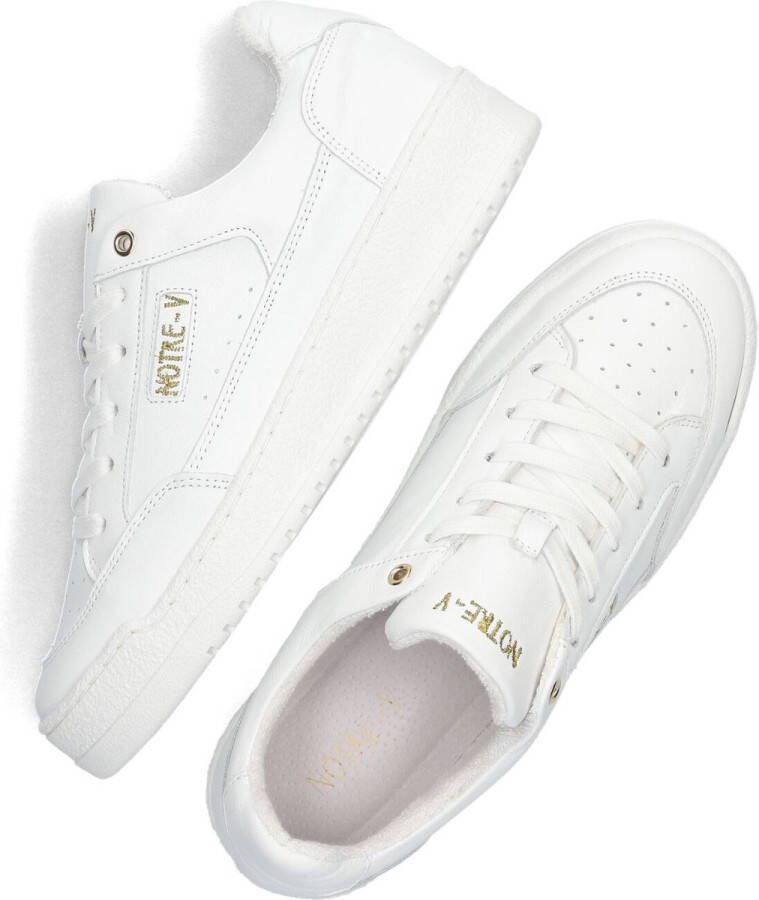 Notre-V Yenthe 2-f Lage sneakers Leren Sneaker Dames Wit