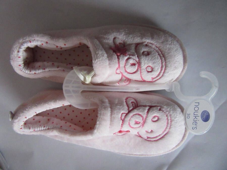 Noukie's Schoentjes Pantoffels Meisje Roze Lola
