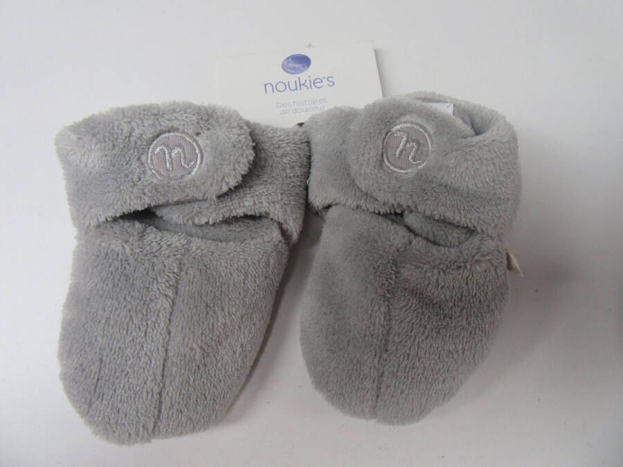 Noukie's Schoentjes Slofjes Veloudoux booties grijst 0 3 maand - Foto 3
