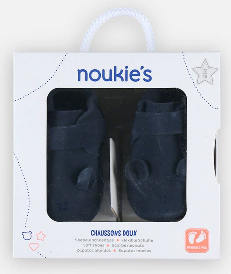 Noukie's Soepele schoentjes marine suede 21-22