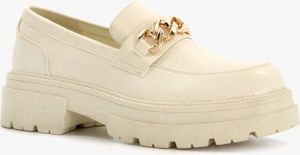 Nova dames loafers met plateauzool Beige