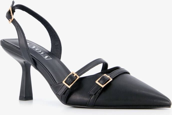 Nova dames pumps met stilettohakken zwart