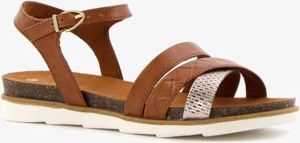 Nova dames sandalen Cognac