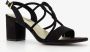 Nova dames sandalen met hak zwart - Thumbnail 3