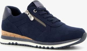 Nova sneakers met rits en veters Blauw Uitneembare zool