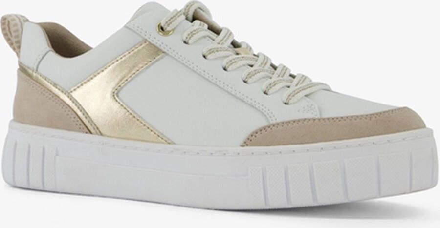 Nova dames sneakers wit goud