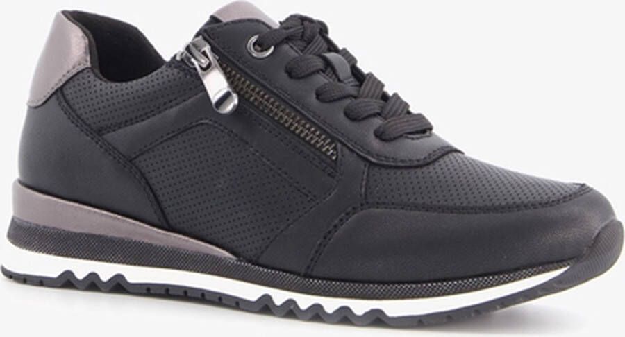 Nova dames sneakers zwart paars Uitneembare zool Schoenen