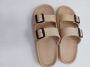 Novelido Sandalen Sonimix Ceox Zenne Eva Double Buckled High Sandalen Sandalen Antibacterieel Slipper anatomical Beige - Thumbnail 1