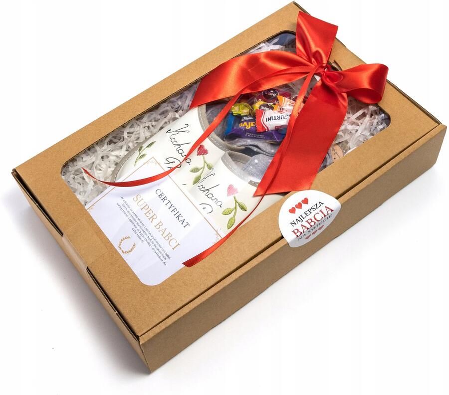 Nowo Babcia Cadeau: Pantoffels & Sokken Set Liefdevolle Presentatie