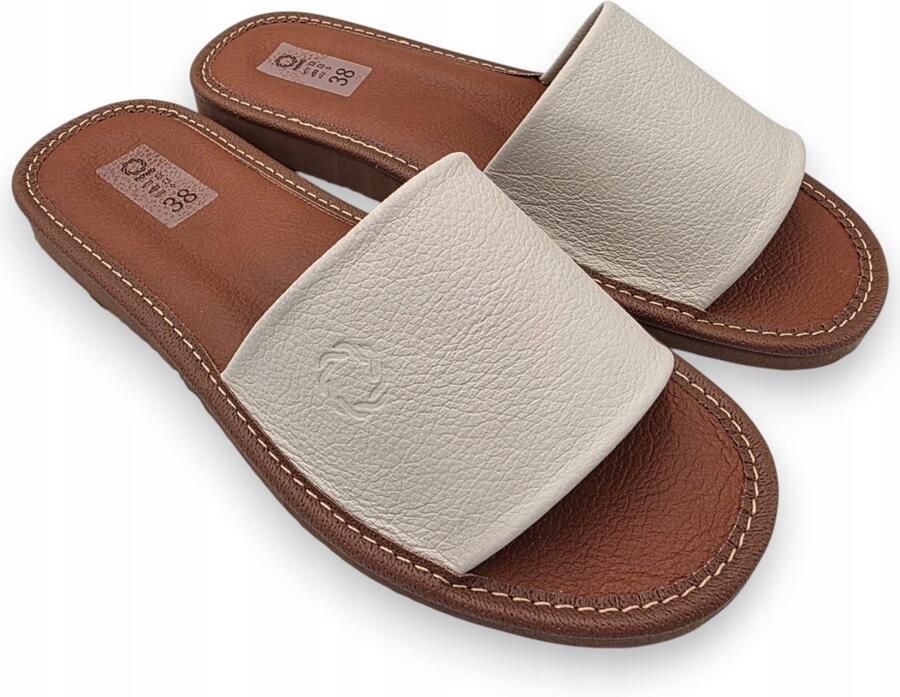 Nowo Dames Leren Pantoffels Comfortabel & Ademend