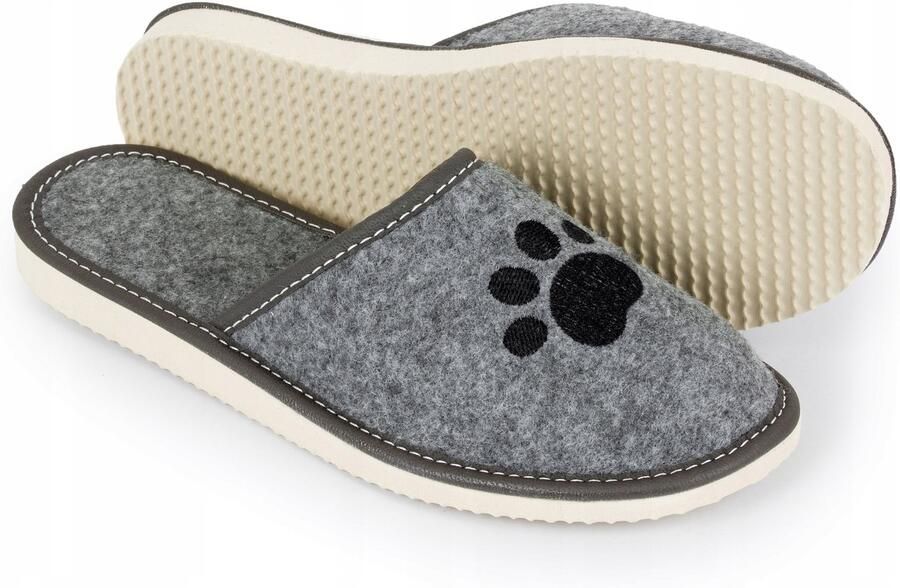 Nowo Dames Pantoffels Kattenprint Grijs Comfortabel & Stijlvol