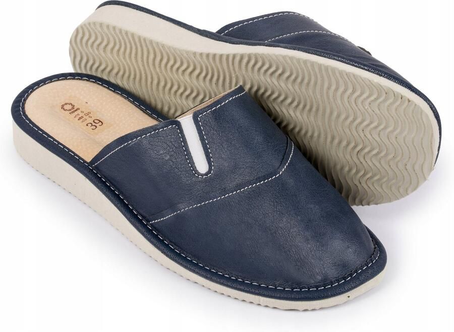 Nowo Dames Pantoffels Leer met Elastiek Comfortabele Huis Slipper