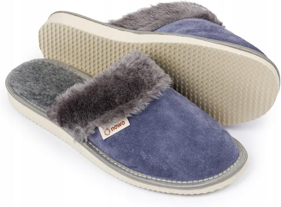 Nowo Dames Pantoffels Leer Warm & Comfortabel Gemaakt in Polen