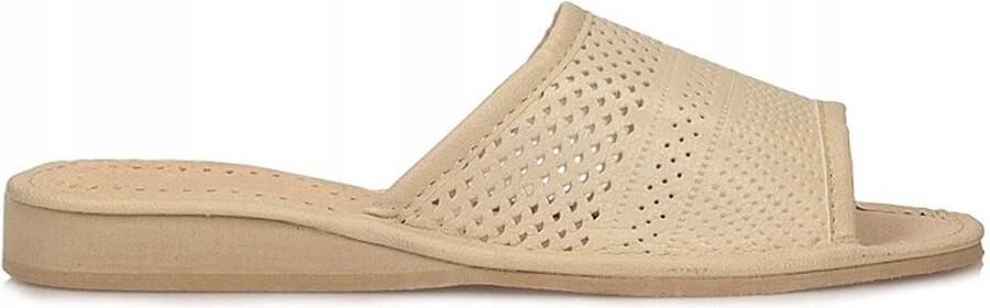 Nowo Dames Pantoffels van Leer Nieuw Model K