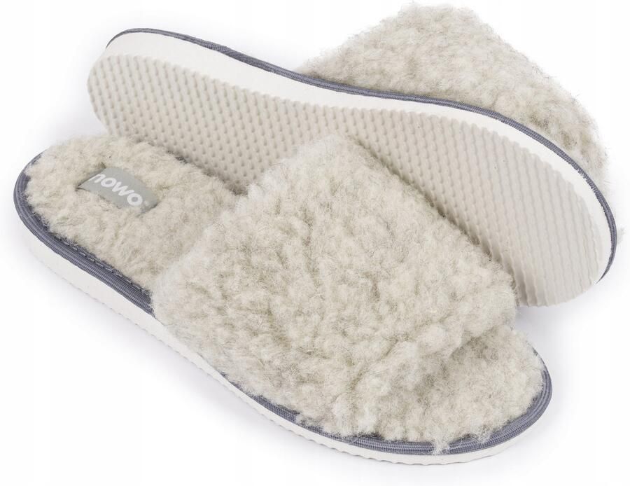 NOWO Dames Pantoffels Wol Comfortabele Huis Schoenen