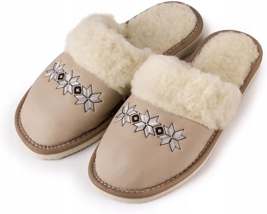 Nowo Dames Pantoffels Wol & Lammy Voering Warm & Comfortabel