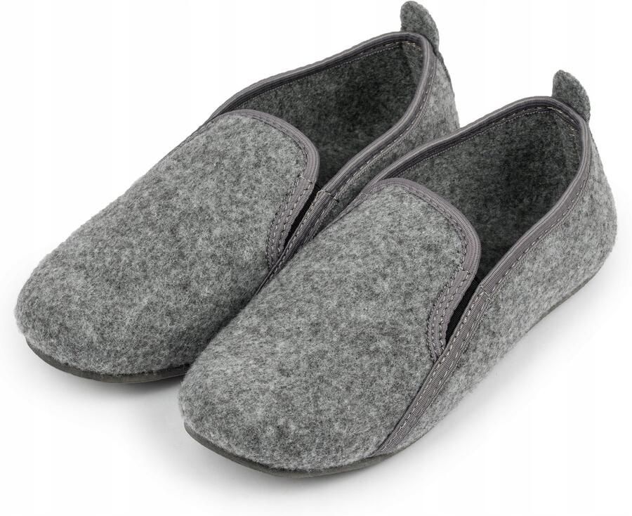 Nowo Dames Pantoffels Wolvilt Grijs Comfort & Warmte