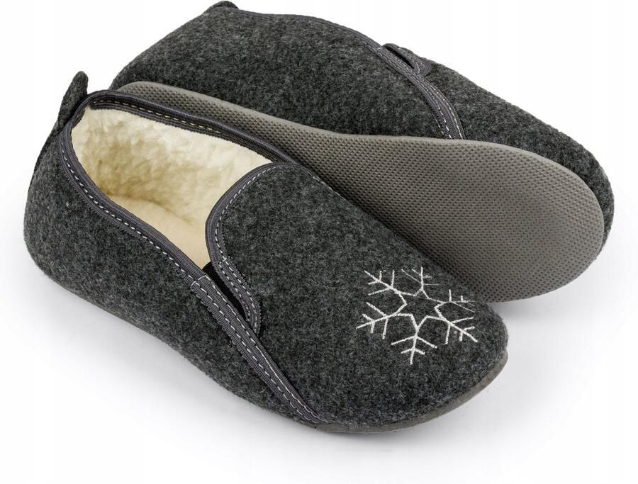 NOWO Warme Dames Pantoffels Sneeuwvlok