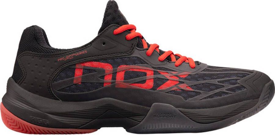 Nox AT10 Lux Heren Sportschoenen Padel Smashcourt Black Red